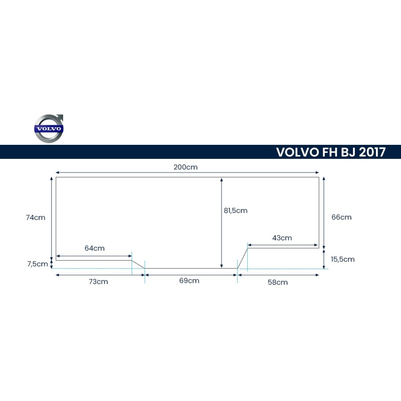 MATELAS DE CAMION VOLVO