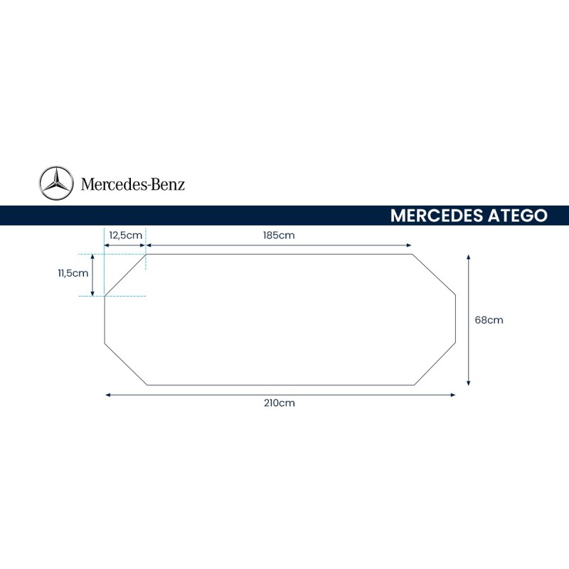 MATELAS DE CAMION MERCEDES